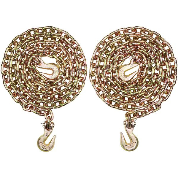 VEVOR 2x Abschleppkette Rückekette G80 Transport Binderkette 3,22T 316cmx10mm, ZGTLSGMGDX2JJAXBDV0