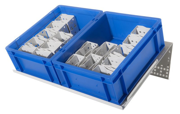 Manuflex Behälterstandkonsolen zur Reduktion der Zugriffszeiten auf Kleinteile, Breite x Tiefe = 400 x 300 mm, , ZB4795.7035