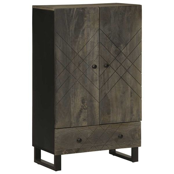 vidaXL Highboard 60x33x100 cm Massivholz Mango, 4017714