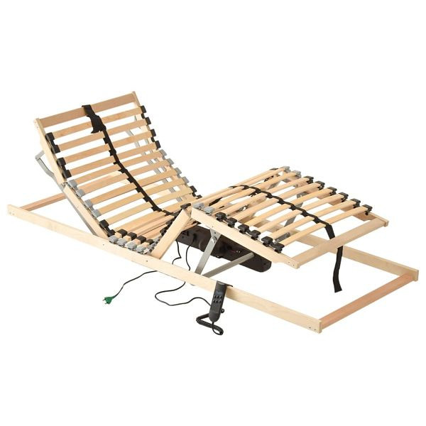 vidaXL Lattenrost Elektrisch mit 28 Latten 7 Zonen 80x200 cm, 321823