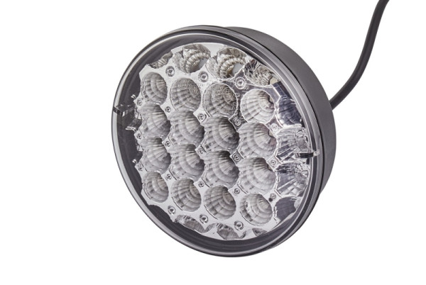 HELLA Heckleuchte, LED, 24/12V, Einbau/Anbau/geschraubt, Lichtscheibenfarbe: glasklar, Kabel: 500mm, offene Kabelenden, links/rechts, 2SB 344 200-021