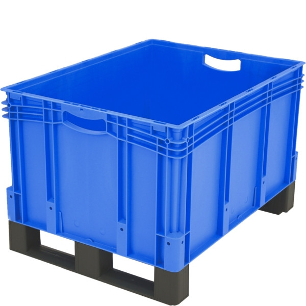 BITO Eurostapelbehälter XL Deckel/Kufe /XL 86421DKufe 800x600x420 blau, Doppelboden Kufe, C0292-0065
