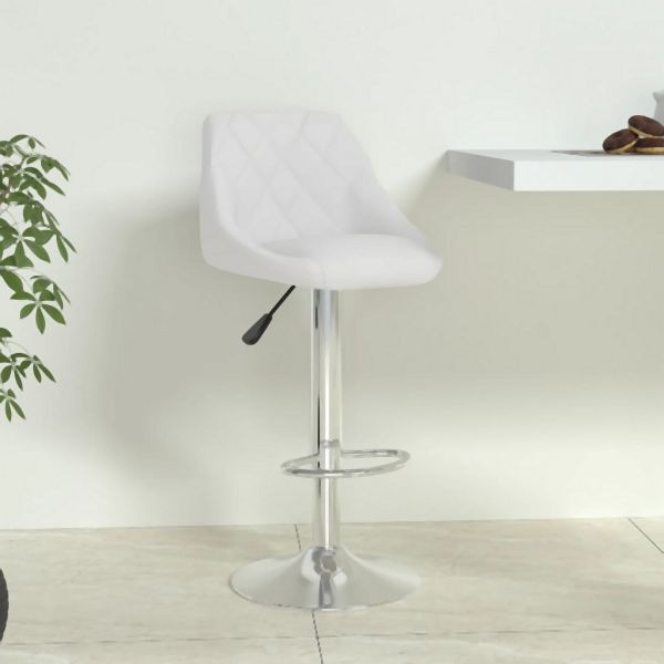 vidaXL Barhocker Weiß Kunstleder, elegant, modern, 335169