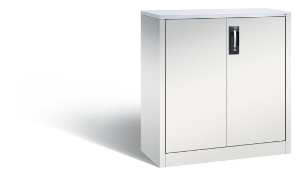 C+P Büro-Drehtürenschrank Acurado, H1000xB930xT400 mm, Grau/DBS Hellgrau, 9266-1200 S10404