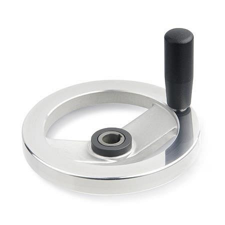 Ganter Sicherheits-Handräder mit Gleitlager (GN 322.4-250-K22-D-ZI), 322.4-250-K22-D-ZI