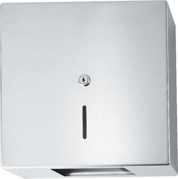 KWC WC-Großrollenhalter, Edelstahl, 320x322x130 mm, AP, Rolle 300 mm, 2000057717