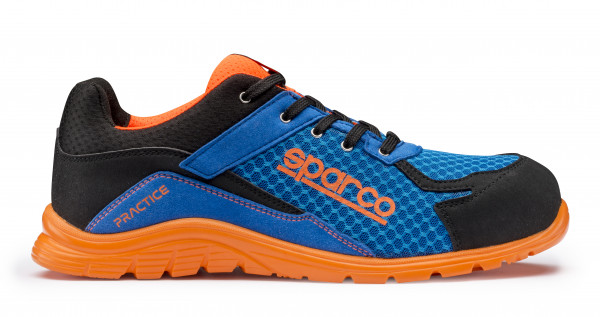 Sparco Blue Orange Practice S1p Halbschuh Farbe Blau Orange Schwarz Gunstig Kaufen Profishop