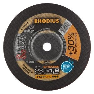 Rhodius TOPline XT10 Extradünne Trennscheibe, Durchmesser [mm]: 230, Stärke [mm]: 1.9, Bohrung [mm]: 22.23, VE: 25 Stück, 206260