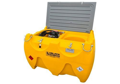 Emiliana Serbator Mobile Tankanlage für Diesel/AdBlue, 900+100 Liter, mit 12 V High-Flow-Pumpe, 306128