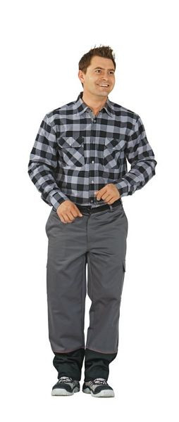 Planam Weld Shield Bundhose, grau/schwarz, Größe 52, 5520052