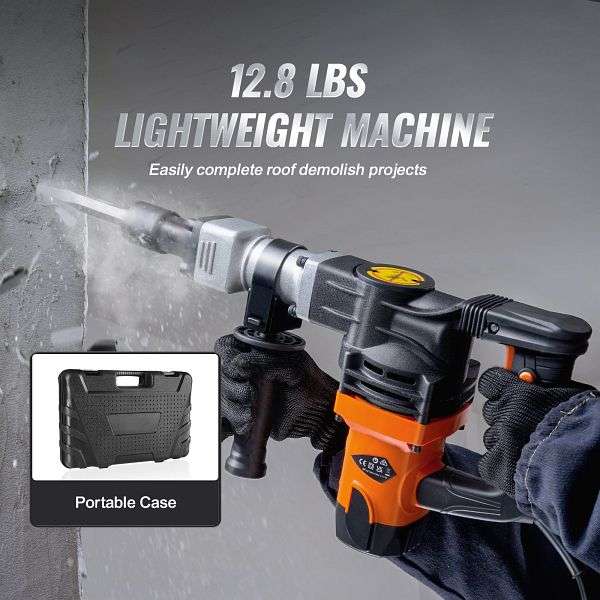 STAHLWERK Abbruchhammer 2.200 W 2.100 Bpm 65 J Stemmhammer Meißelhamme, 260,99