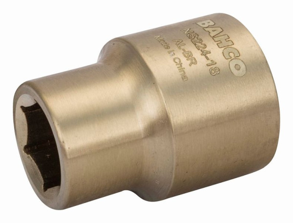 Bahco Steckschlüssel-Einsatz 3/4", funkenfrei, Aluminiumbronze, 22 mm, NS224-22