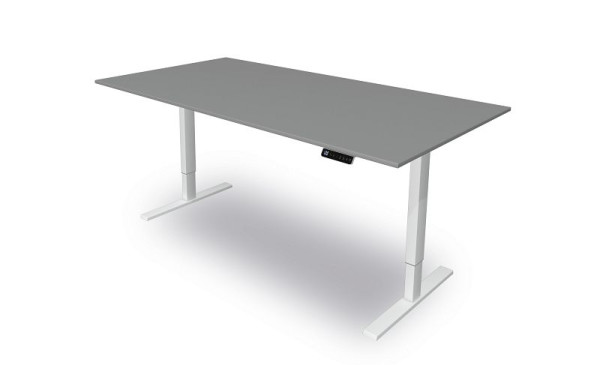 Kerkmann Sitz-/Stehtisch B 2000 x T 1000 mm, elektrisch höhenverstellbar von 720-1200 mm, Move 3, Farbe: Grafit, 10381612