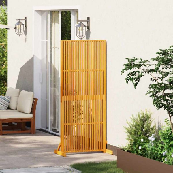 vidaXL Sichtschutz Innen/Außen 180,5 cm Massivholz Akazie, 4108064