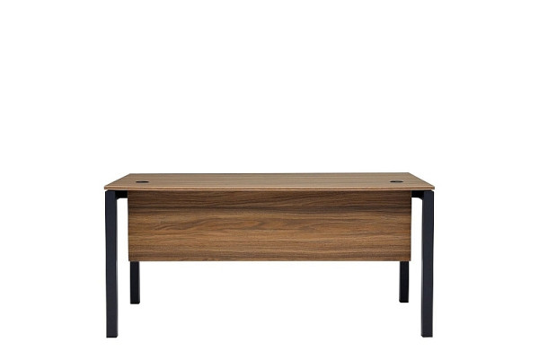 Mades Schreibtisch Tetra, 160 cm x 80 cm x 75 cm, Nussbaum Dekor/anthrazit RAL 7016, 152.FRN.51.16.160.04