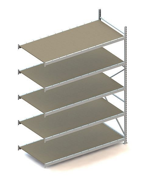 Meta MINI-RACK AR 3000x2200x1050 mm, verzinkt, mit Spanplatte, Bodenanzahl: 5, 20051352