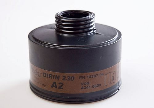 EKASTU Safety Gasfilter 230 A2 für Atemschutz-Maske 330, 607, 607 TR und SFERA, 116617