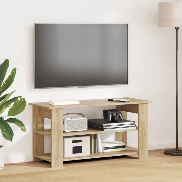 vidaXL TV-Ständer Sonoma-Eiche 100 x 40 x 50 cm, 8000390