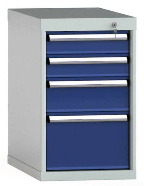 KLW Schubladenschrank 700 x 419 x 750 mm H x B x T, Einbaumaß: 600 mm, Einteilung: 18x36 Einheiten, EA / 100 kg, SDB0700-04EP-001