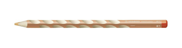 STABILO Ergonomischer Buntstift für Rechtshänder - EASYcolors - Einzelstift - apricot, 332/355