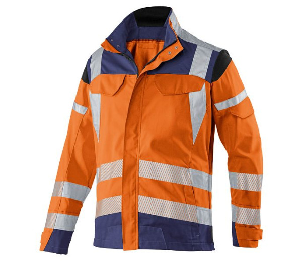 Kübler REFLECTIQ Jacke PSA 2, Farbe: warnorange/dunkelblau, Größe: 94, 1207 8340-3748-94