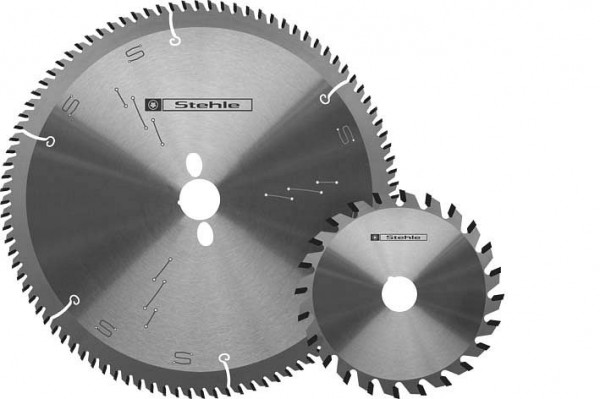 Stehle HW-Fertigschnitt-Kreissägeblatt Kreissägeblätter-Set HW - Ein Fall für Zwei, 300Z72 + 125Z24 + RR, 50804303