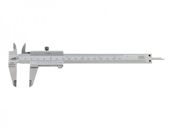 HELIOS PREISSER Taschenmessschieber, "SOFT-SLIDE", 1/20 mm +1/128", Messbereich 0 - 150 mm, 197501