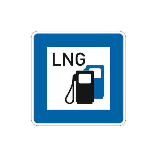 Stein HGS Tankstelle mit Flüssigerdgas Nr. 365-69, 840 x 840 mm, Flachform 2 mm, RA1, 365-69.0001