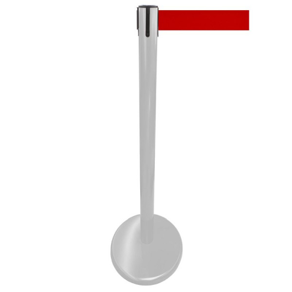 Stein HGS Personenleitsystem -P-Line Future-, Metall/ anthrazit, rot, mit Gurtendstück (Standard), Gurtlänge: 4 m, 15695-0102