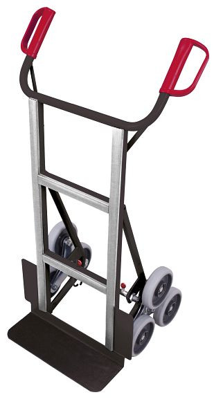VARIOfit Gerätekarre mit 2 dreiarmigen Radsternen, Außenmaße: 640 x 525 x 1.155 mm, RAL 7016 anthrazitgrau, sk-1157/AG