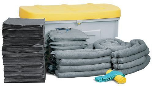 DENSORB Notfall-Set, Sicherheitsbox SF 400, Ausführung "Spezial", Aufnahmekapazität 410 Liter, 157342