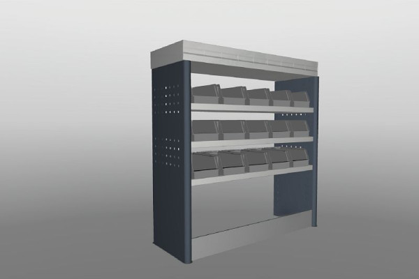 Plastipol-Scheu Profi-Line Fahrzeugeinrichtungslösung Modul 975 x 925 x 310 mm, PL 711