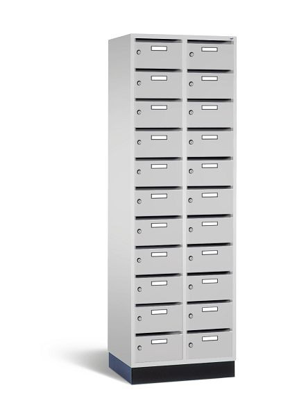 C+P Verteilerschrank, H1950xB620xT490mm, Farbe: Lichtgrau, 8170-211 S10007