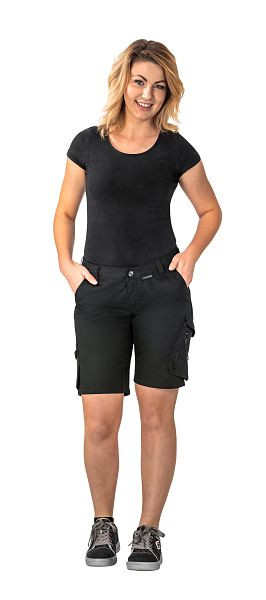 Planam Norit Damen Shorts, schwarz/schwarz, Größe XS, 6460040
