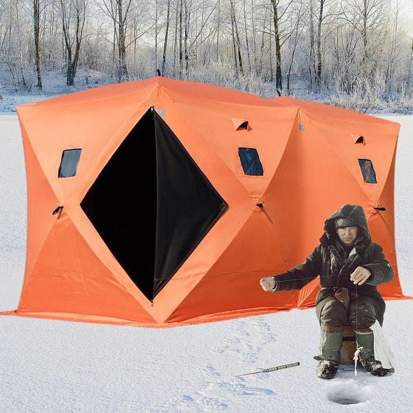 VEVOR Outdoor Camping Zelt 360 x 180 x 205 cm Ice Fish Shelter 118 x 59 x  67 Fuß BDZP360X180X205CMV0 günstig versandkostenfrei online kaufen: große  Auswahl günstige Preise