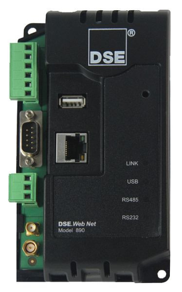 ELMAG Fernüberwachungsgateway DSE 890 Webnet für Stromerzeuger mit DSE Steuerung ab DSE 45xx Version, 53705