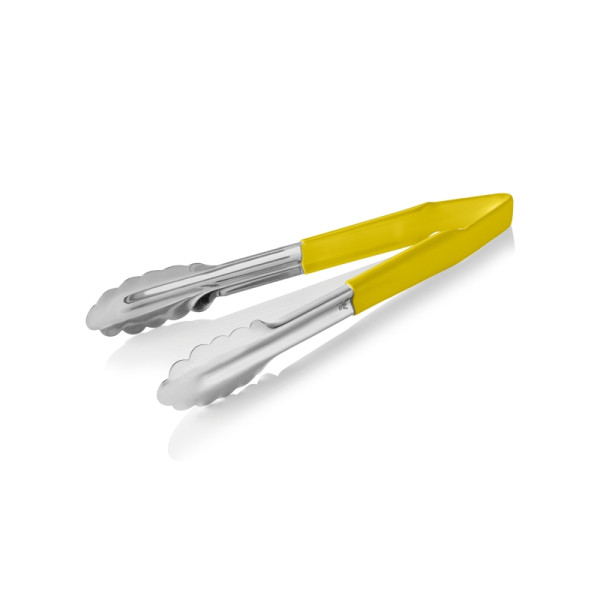 WAS HACCP Universalzange HACCP TONGS, 23 cm, gelb, Chromstahl 18/0, 1542323