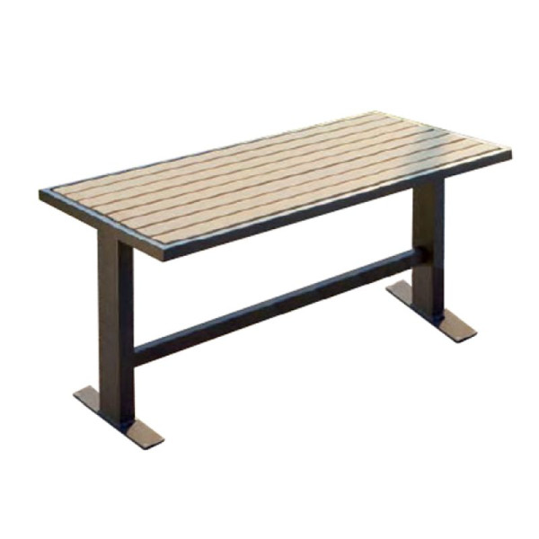 Stein HGS Tisch 'Delion', zum Einbetonieren, RAL 6009 tannengrün, Douglasie, 25265-0403