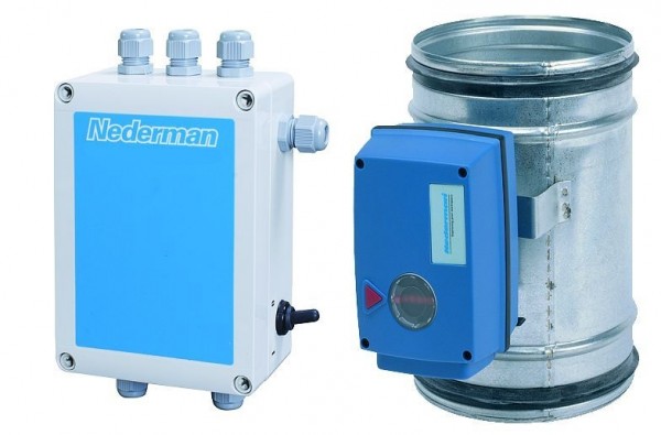 Nederman Drosselklappe Ø 200 mm, ohne Schweißkabelsensor, 14500391