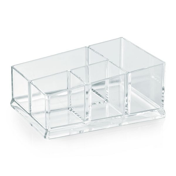 WAS Box mit vier Einteilungen, 19,5 x 14 cm, Acryl, 2470195