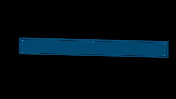ANKE Werkbänke Energiekanal Systemaufbau, 1420 x 64 x 150 mm, RAL 5010, Energiekanal unverdrahtet, 970.043