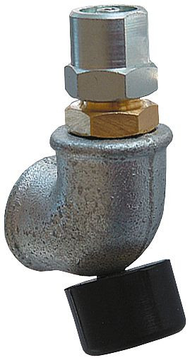 ELMAG Füllventil mit Knie 90° '350.16', IG 1/2' und Gummipuffer für airquick 160/6, 41026