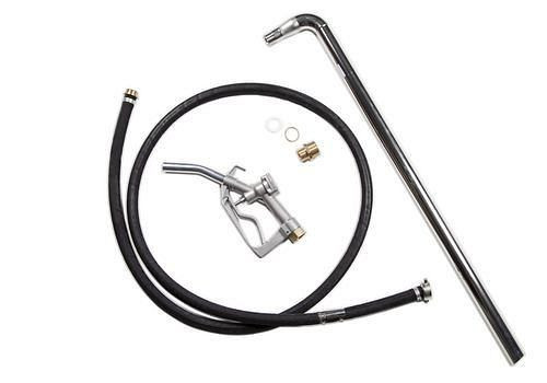 DENIOS Zubehörset Fassentleerung für Druckluft-Membranpumpe 1" aus Alu / Geolast, 123291