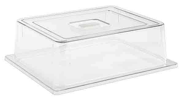 APS GN 2/4 Abdeckhaube – Transparent, 53x16,2 Cm, Höhe 9,5 Cm, Aus Bruchfestem Polycarbonat, Spülmaschinengeeignet