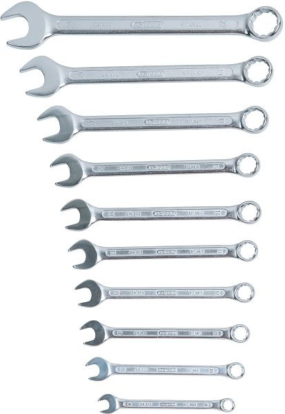 KS Tools Ringmaulschlüssel-Satz, abgewinkelt, 10-teilig 8-22mm, 517.0080