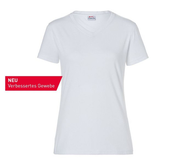 Kübler SHIRTS T-Shirt Damen, Farbe: weiß, kratzfreies Gewebe, Größe: XS, 5024 6200-10-XS