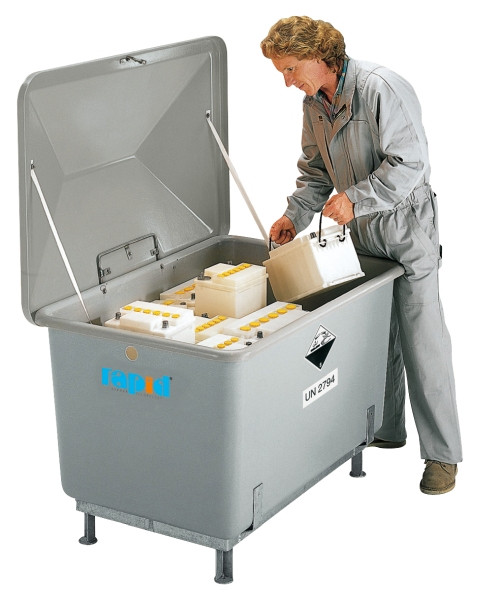 Rapid Altbatterielagerbehälter, 200 l, 25 330