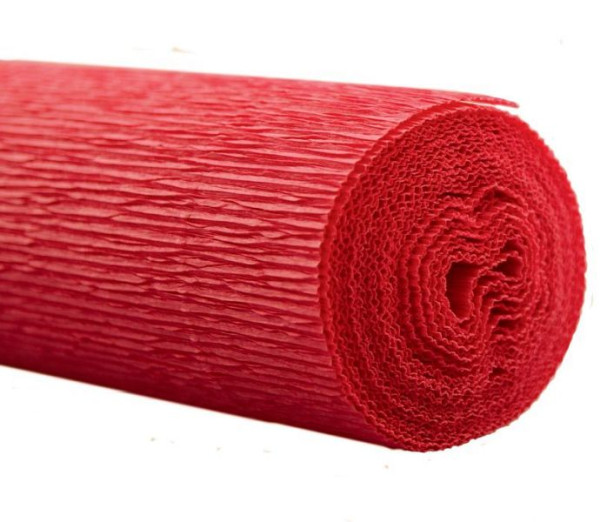 Werola Floristen Krepppapier - 50 x 250 cm, rotorange, VE: 2,5 m, 794048010