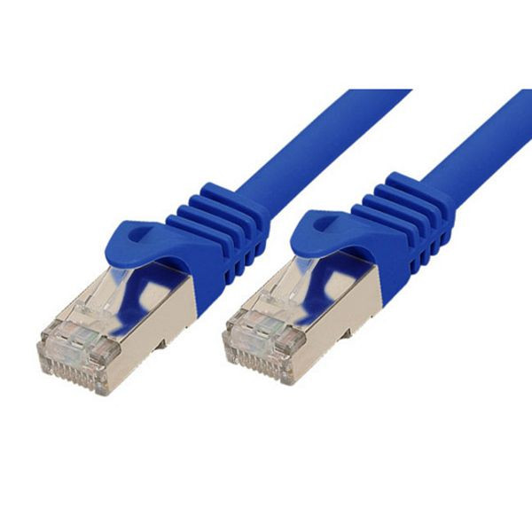 shiverpeaks BASIC-S, RJ45 Patchkabel S/FTP, PIMF, Rohkabel CAT 7 Halogenfrei, blau, 20,0m, BS75526-B