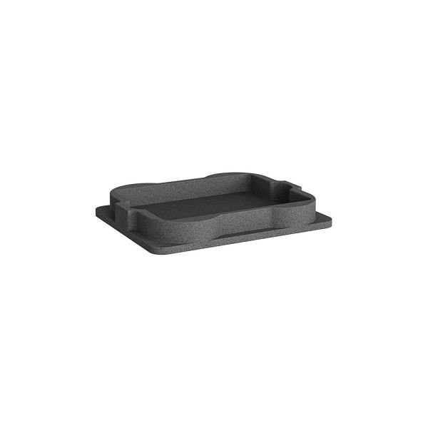 APS GN 1/2 Einsatz VALO - EPP, 30 x 24 cm, Höhe 4 cm, schwarz, GN System, 14078